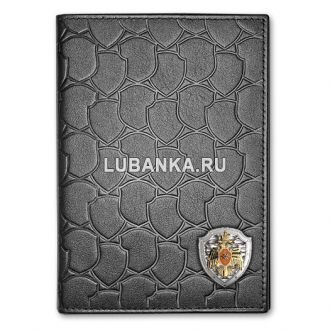 Обложка для автодокументов «МЧС» кожа